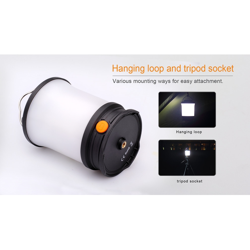 Fenix CL30R - Candeeiro portátil recarregável LED LED/USB IPX7 650 lm 300 h