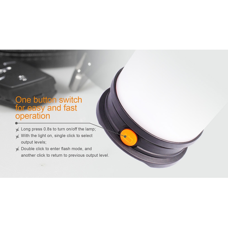 Fenix CL30R - Candeeiro portátil recarregável LED LED/USB IPX7 650 lm 300 h