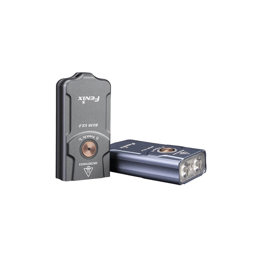 Fenix E03RV20BLU - Lanterna recarregável LED LED/USB IP66 500 lm 30 h