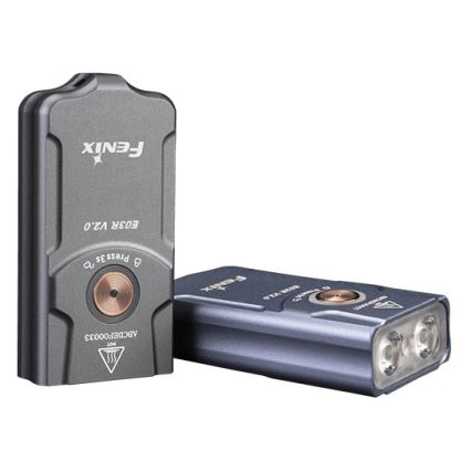 Fenix E03RV20GREY - Lanterna recarregável LED LED/USB IP66 500 brilhante 30 h 400 mAh