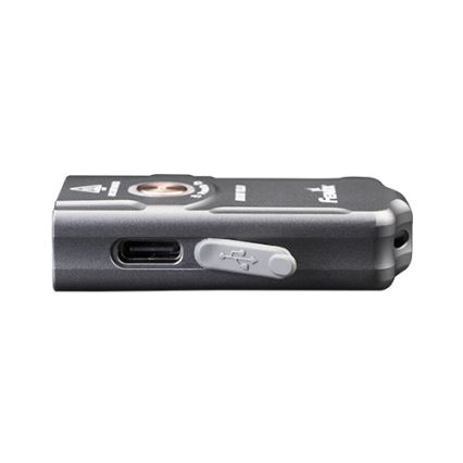 Fenix E03RV20GREY - Lanterna recarregável LED LED/USB IP66 500 brilhante 30 h 400 mAh