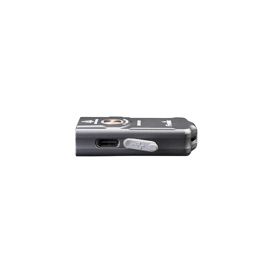 Fenix E03RV20GREY - Lanterna recarregável LED LED/USB IP66 500 brilhante 30 h 400 mAh
