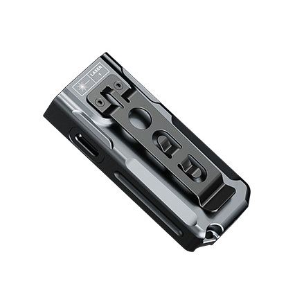 Fenix E06RGRY - Lanterna LED com regulação UV LED/USB IP66 700 brilhante 60 h 750 mAh cinzento