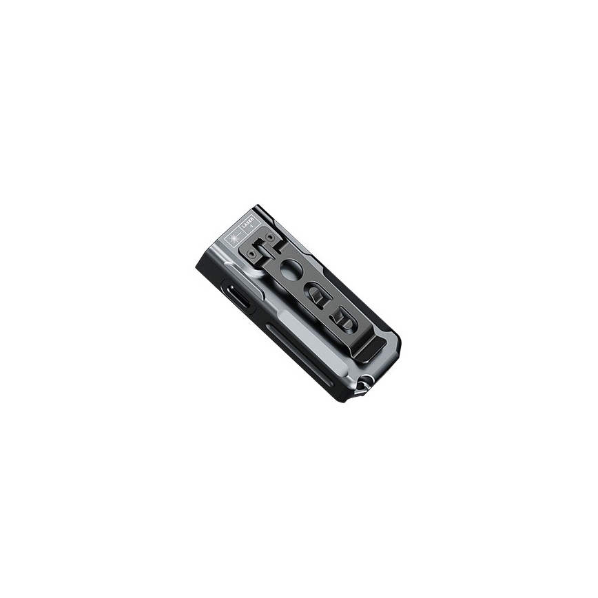 Fenix E06RGRY - Lanterna LED com regulação UV LED/USB IP66 700 brilhante 60 h 750 mAh cinzento