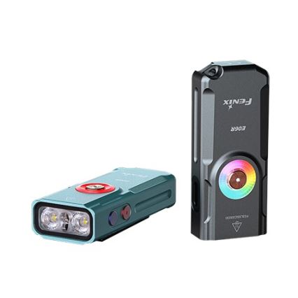Fenix E06RTKS - Lanterna LED com regulação UV LED/USB IP66 700 lm 60 h 750 mAh turquesa