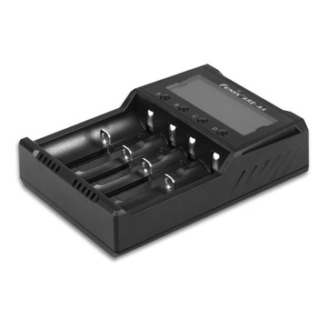 Fenix FENAREA4 - Carregador de pilhas 4xLi-ion/AAA/AA/C 5V