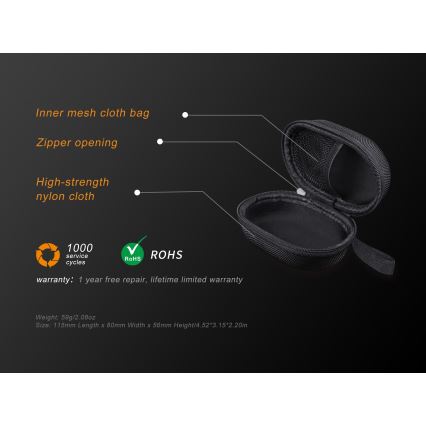 Fenix FENIXAPB20 - Estojo protetor para faróis