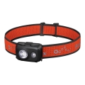 Fenix HL16V2BLK - LED Lanterna de cabeça LED/3xAAA IP66 450 lm 200 h preto/laranja