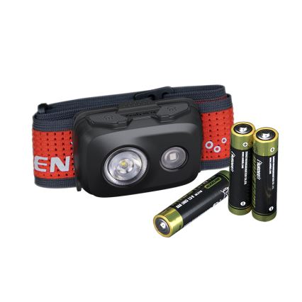 Fenix HL16V2BLK - LED Lanterna de cabeça LED/3xAAA IP66 450 lm 200 h preto/laranja