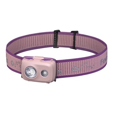 Fenix HL16V2PIN - LED Lanterna de cabeça LED/3xAAA IP66 450 lm 200 h rosa
