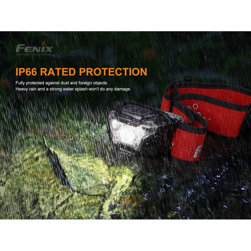 Fenix HL18RTRAIL - Lanterna de cabeça LED recarregável LED/3xAAA IP66 500 lm 300 hrs