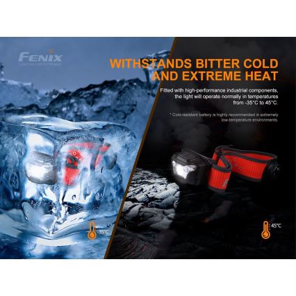 Fenix HL18RTRAIL - Lanterna de cabeça LED recarregável LED/3xAAA IP66 500 lm 300 hrs