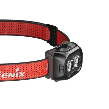 Fenix HL18RTV20BLC - Lanterna de cabeça LED com regulação LED/USB/3xAAA IP66 800 lm 160 h 1900 mAh preto/laranja