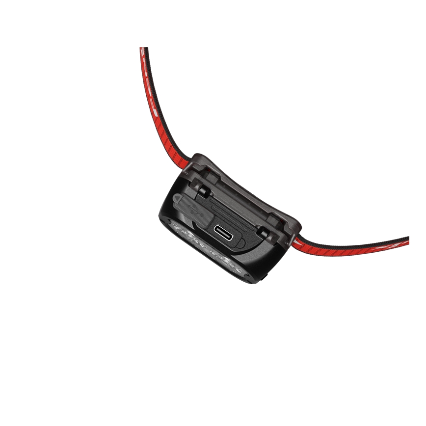 Fenix HL18RTV20BLC - Lanterna de cabeça LED com regulação LED/USB/3xAAA IP66 800 lm 160 h 1900 mAh preto/laranja
