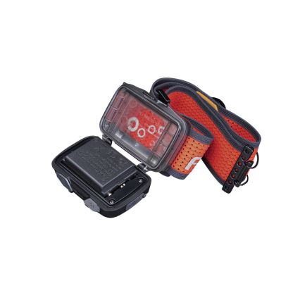 Fenix HL32RTBLCK - Lanterna de cabeça recarregável LED LED/USB IP66 800 lm 300 h preto/laranja