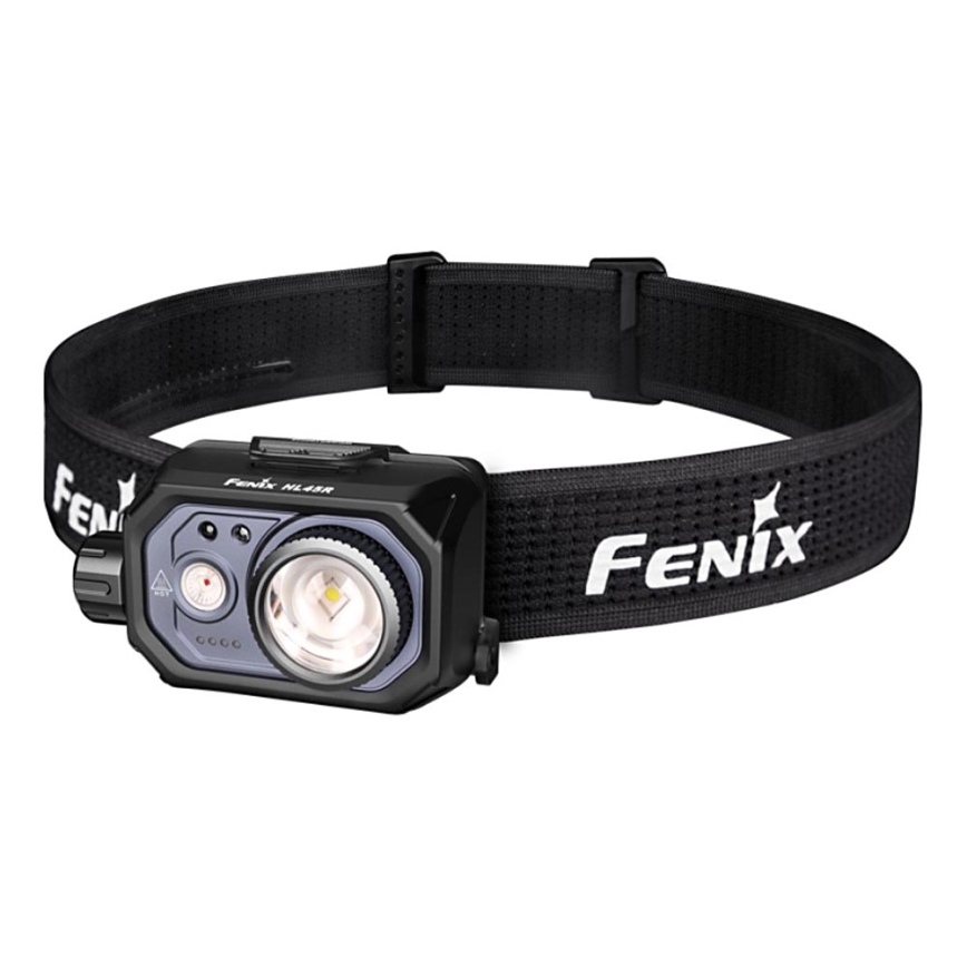 Fenix HL45R - LED Regulação recarregável focagem lanterna de cabeça LED/USB IP66 1000 brilhante 240 h preto