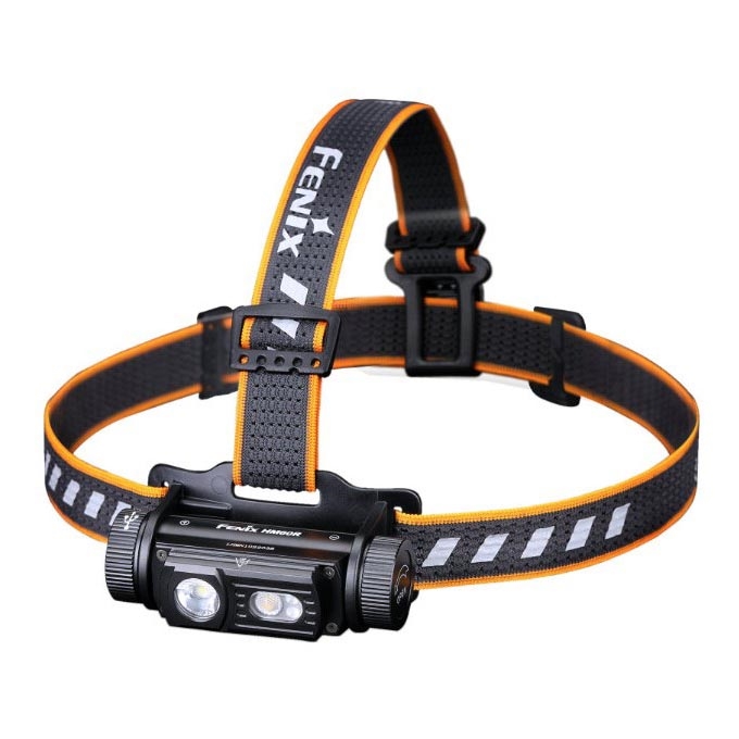 Fenix HM60R - LED Regulação rechargeable headlamp 4xLED/2xCR123A IP68 1300 lm 300 h