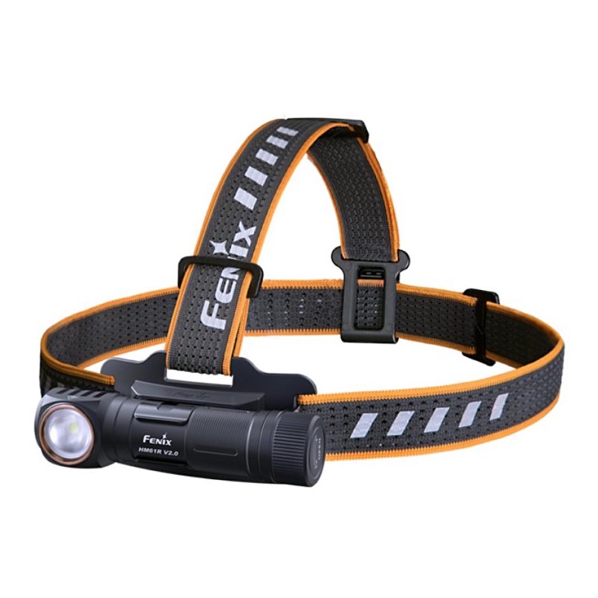 Fenix HM61RV20 - Lanterna de cabeça recarregável LED LED/USB/2xCR123A IP68 1600 lm 300 h 3400 mAh