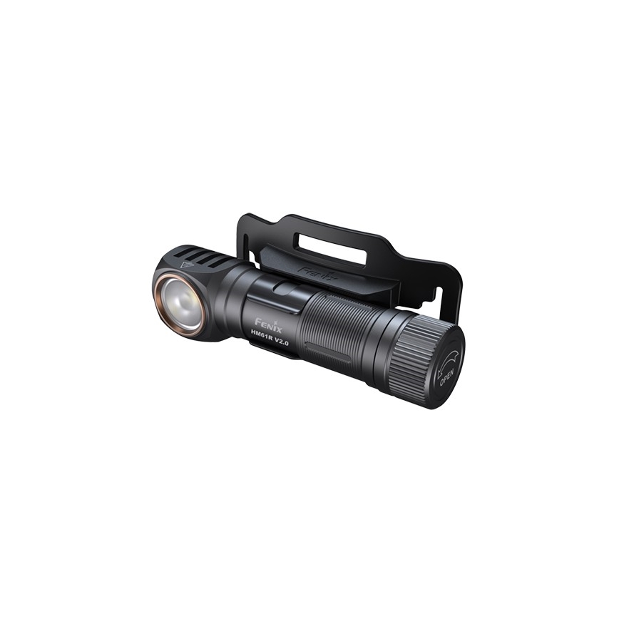 Fenix HM61RV20 - Lanterna de cabeça recarregável LED LED/USB/2xCR123A IP68 1600 lm 300 h 3400 mAh