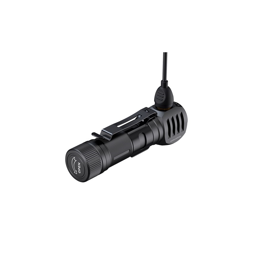 Fenix HM61RV20 - Lanterna de cabeça recarregável LED LED/USB/2xCR123A IP68 1600 lm 300 h 3400 mAh