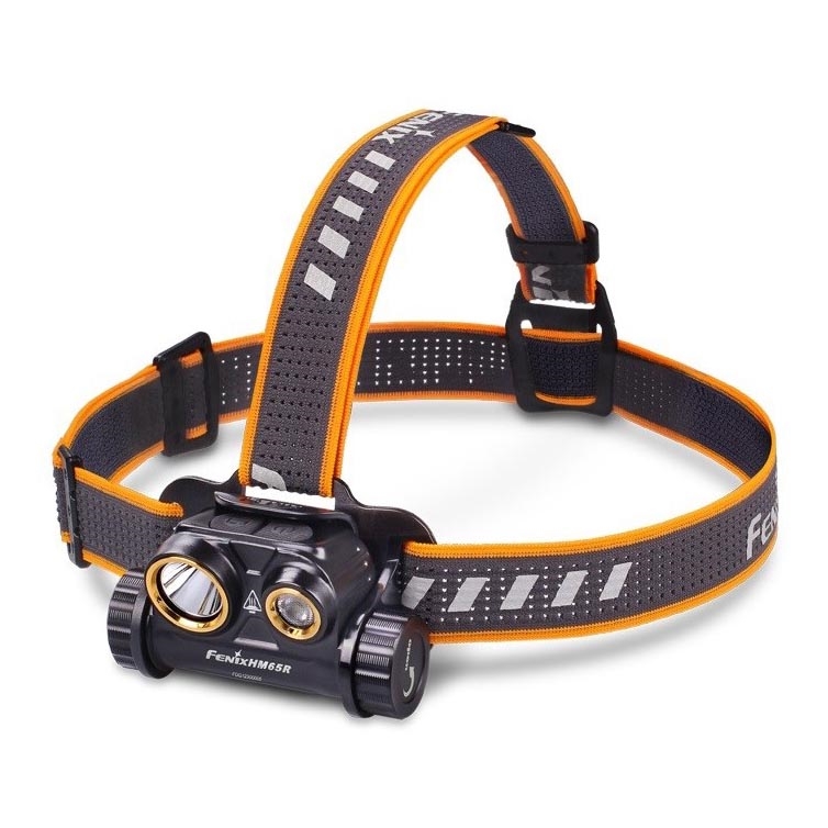 Fenix HM65R - Lanterna de cabeça recarregável LED 2xLED/2xCR123A IP68 1400 lm 300 hrs