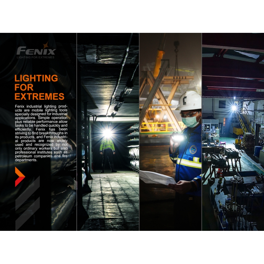 Fenix HM70R - Lanterna de cabeça recarregável LED 4xLED/1x21700 IP68 1600 brilhante 800 h 5000 mAh