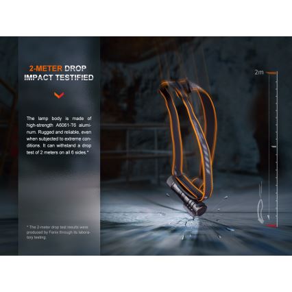 Fenix HM71R - Lanterna de cabeça recarregável LED LED/USB IP68 2700 lm 400 h