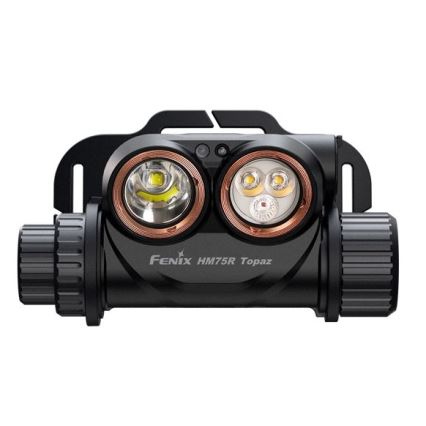 Fenix HM75RTOPAZ - Luz de cabeça LED regulável LED/USB IP68 1600 lm 210 h