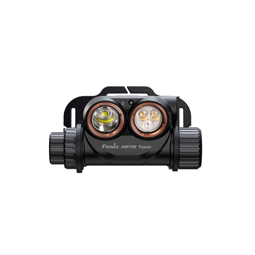 Fenix HM75RTOPAZ - Luz de cabeça LED regulável LED/USB IP68 1600 lm 210 h