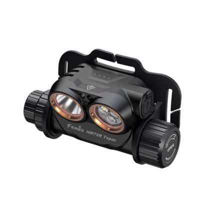 Fenix HM75RTOPAZ - Luz de cabeça LED regulável LED/USB IP68 1600 lm 210 h