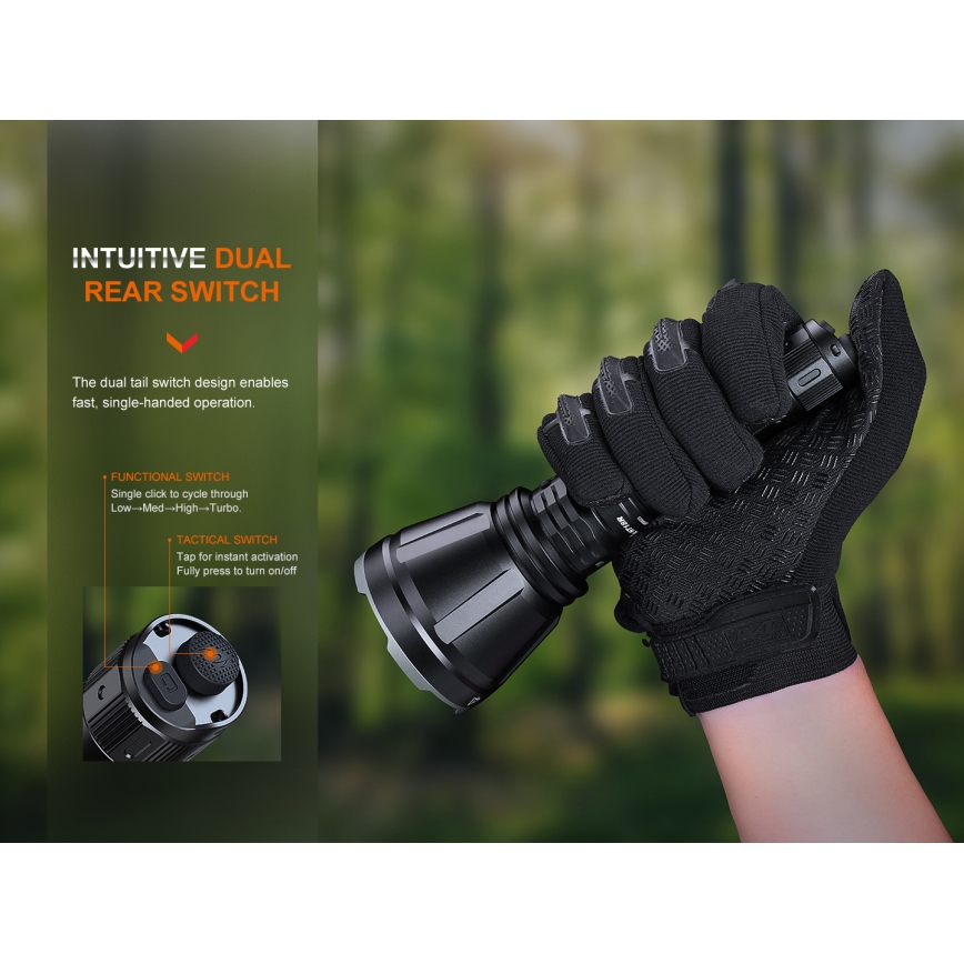 Fenix HT18R - Lanterna LED com regulação LED/1x21700 IP68 2800 Eu 42 h 5000 mAh