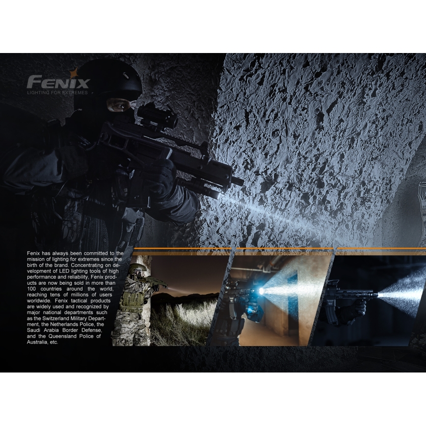 Fenix LR35R - Lanterna recarregável LED 6xLED/2x21700 IP68 10000 lm 80 hrs