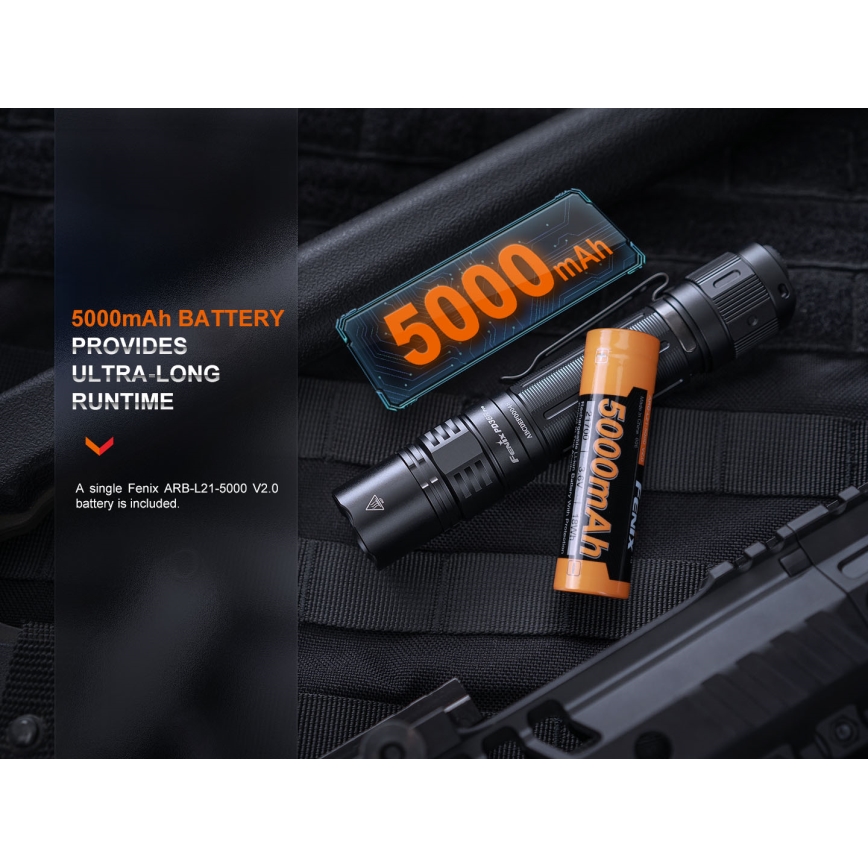 Fenix PD36RPRO - Lanterna tática LED recarregável LED/USB IP68 2800 lm 42 h 5000 mAh