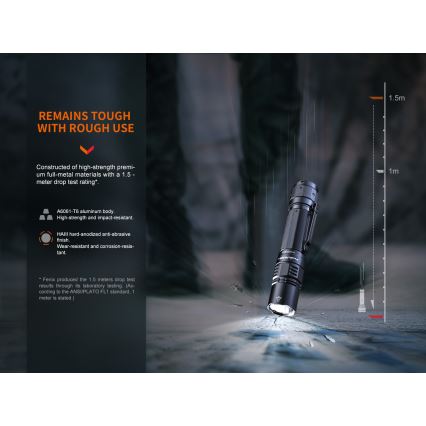 Fenix PD36RPRO - Lanterna tática recarregável LED LED/USB IP68 2800 lm 42 h
