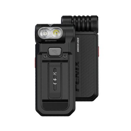 Fenix SW05RREDBLC - LED Regulação recarregável lanterna LED/USB IPX6 150 Eu 49 h preto