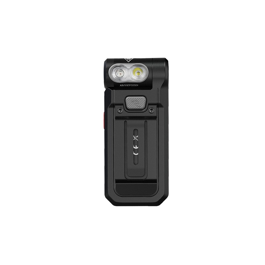 Fenix SW05RREDBLC - LED Regulação recarregável lanterna LED/USB IPX6 150 Eu 49 h preto
