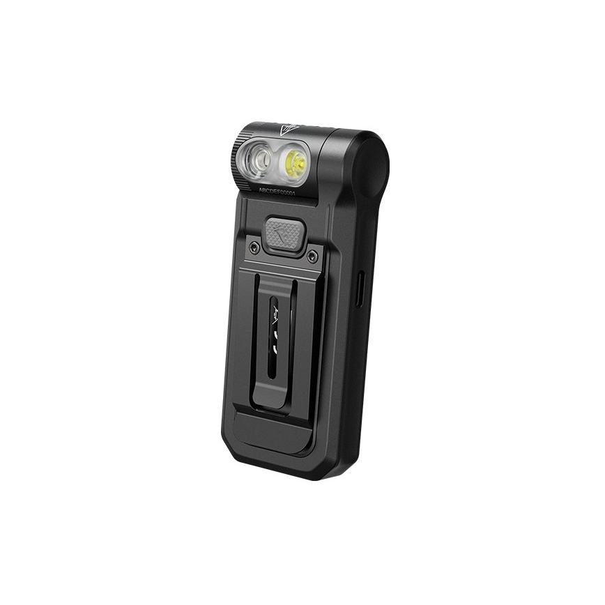 Fenix SW05RREDBLC - LED Regulação recarregável lanterna LED/USB IPX6 150 Eu 49 h preto