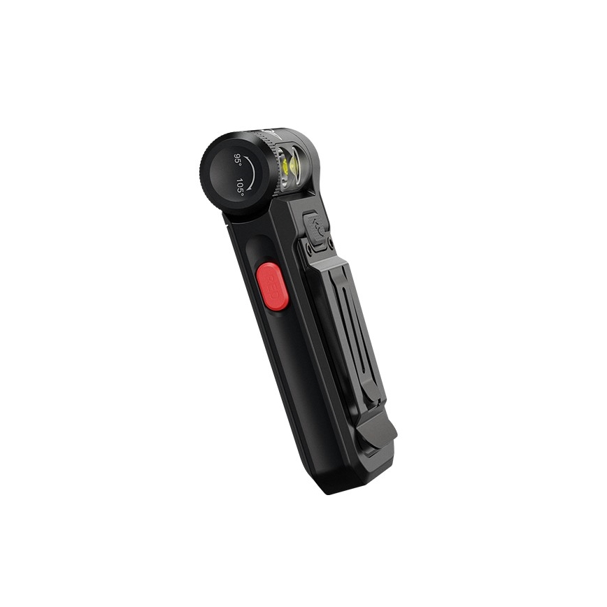 Fenix SW05RREDBLC - LED Regulação recarregável lanterna LED/USB IPX6 150 Eu 49 h preto