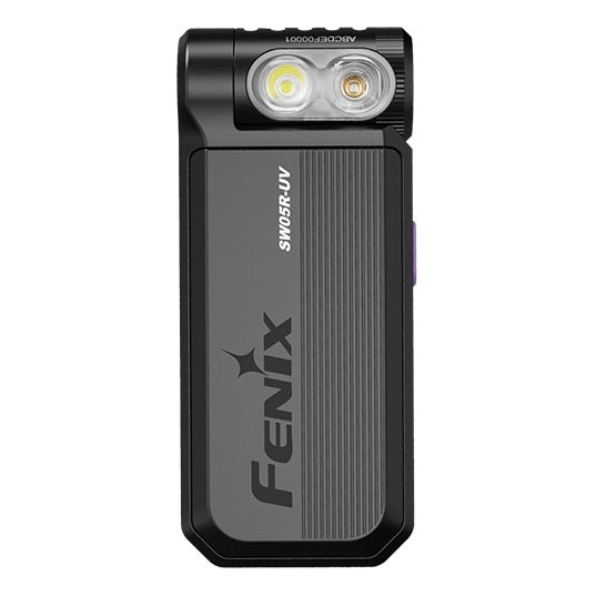 Fenix SW05RUVBLC - Lanterna LED com regulação LED/USB IPX6 150 lm 49 h 700 mAh preto