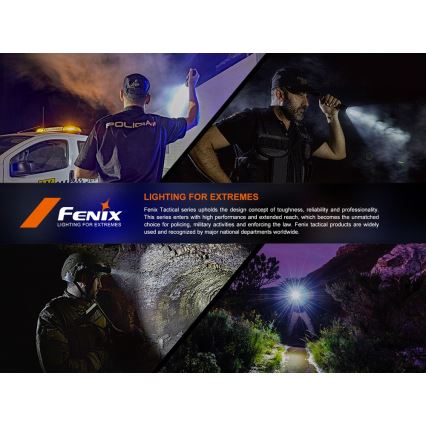 Fenix SW05RUVBLC - Lanterna LED com regulação LED/USB IPX6 150 lm 49 h 700 mAh preto