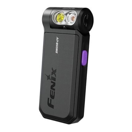 Fenix SW05RUVBLC - Lanterna LED com regulação LED/USB IPX6 150 lm 49 h 700 mAh preto