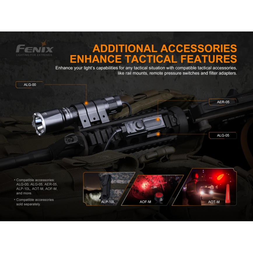Fenix TK16V20 - Lanterna recarregável LED LED/1x21700 IP68 3100 lm 43 hrs