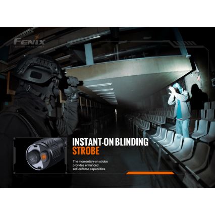 Fenix TK20RV20 - Lanterna LED táctica recarregável LED/USB IP68 3000 lm 48 h