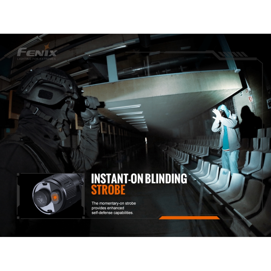 Fenix TK20RV20 - Lanterna LED táctica recarregável LED/USB IP68 3000 lm 48 h