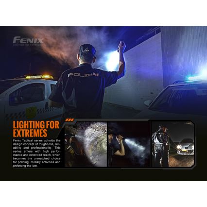 Fenix TK20RV20 - Lanterna LED táctica recarregável LED/USB IP68 3000 lm 48 h