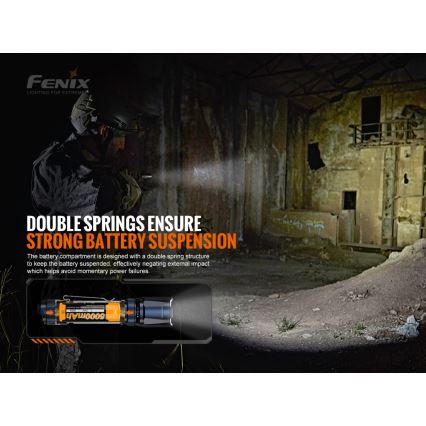 Fenix TK20RV20 - Lanterna LED táctica recarregável LED/USB IP68 3000 lm 48 h