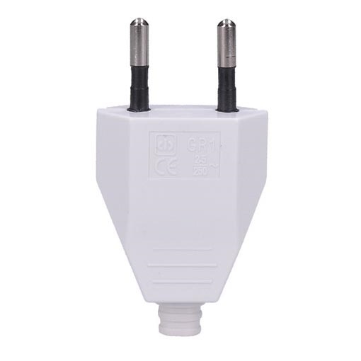 Ficha direta plana 230V/2,5A