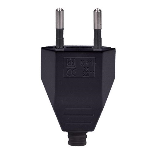 Ficha direta plana 230V/2,5A