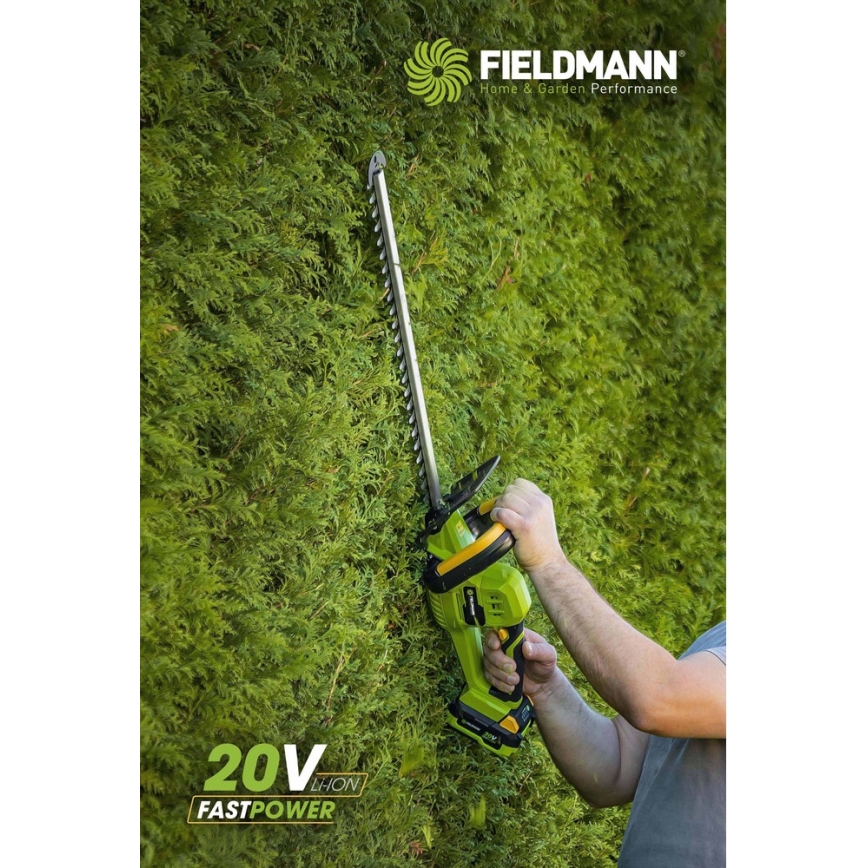 Fieldmann - Aparador de sebes sem fios 20V