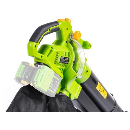 Fieldmann - Aspirador e soprador de jardim sem fios 20V